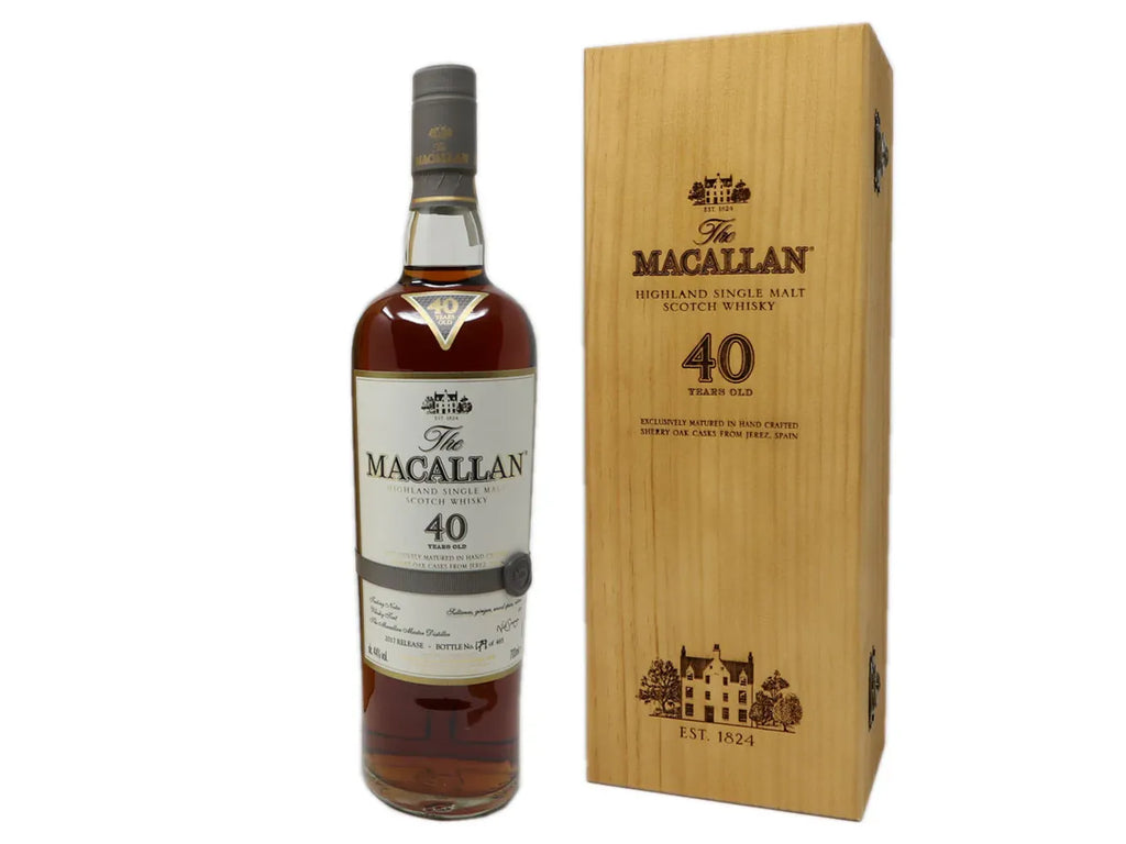 Macallan 40 Year Old Single Malt Scotch 2017 Release – The Rare