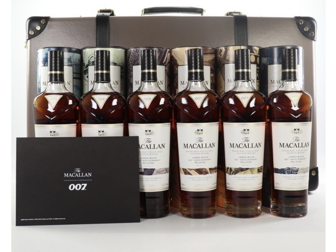 Macallan James Bond 60th Anniversary Collection Globe-Trotter
