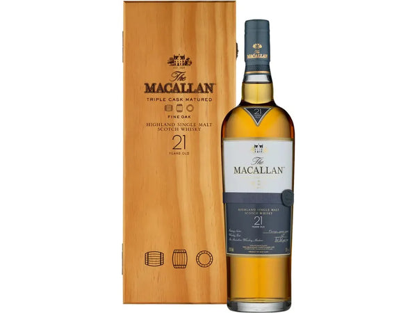 The Macallan 21年 トリプルカスクウイスキー 700ml空瓶 The Macallan The Macallan 21年 トリプルカスクウイスキー 700ml空瓶 The Macallan