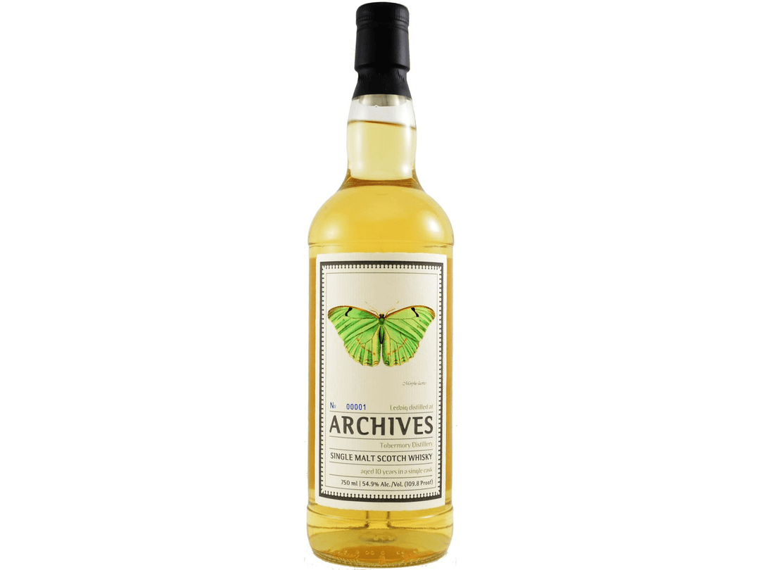 Archives Butterflies Ledaig 10 Year 2008 54.9% 750ml - The Rare Whiskey Shop