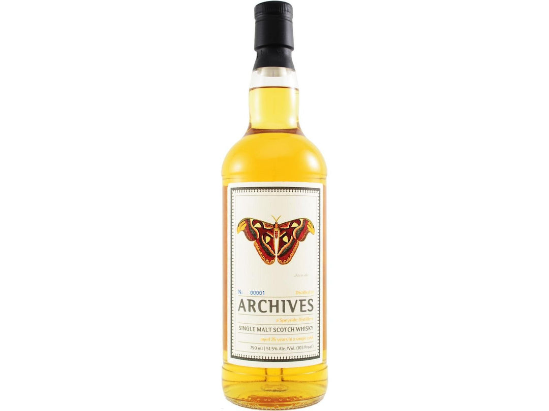 Archives Butterflies Speyside (Glenlivet) 26 Year Old 1992 51.5% 750ml - The Rare Whiskey Shop