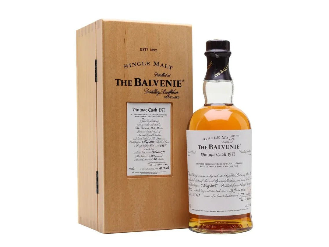 Balvenie 1971 Vintage Cask 8919 33 Year Old Single Malt Scotch 700ml - The Rare Whiskey Shop
