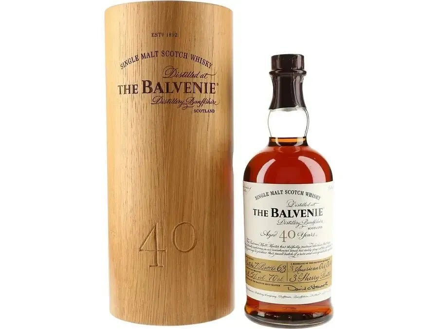 Balvenie 40 Year Old Single Malt Whiskey - The Rare Whiskey Shop