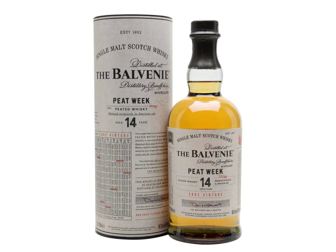 Balvenie Peat Week 14 Year Old 2002 Release - The Rare Whiskey Shop