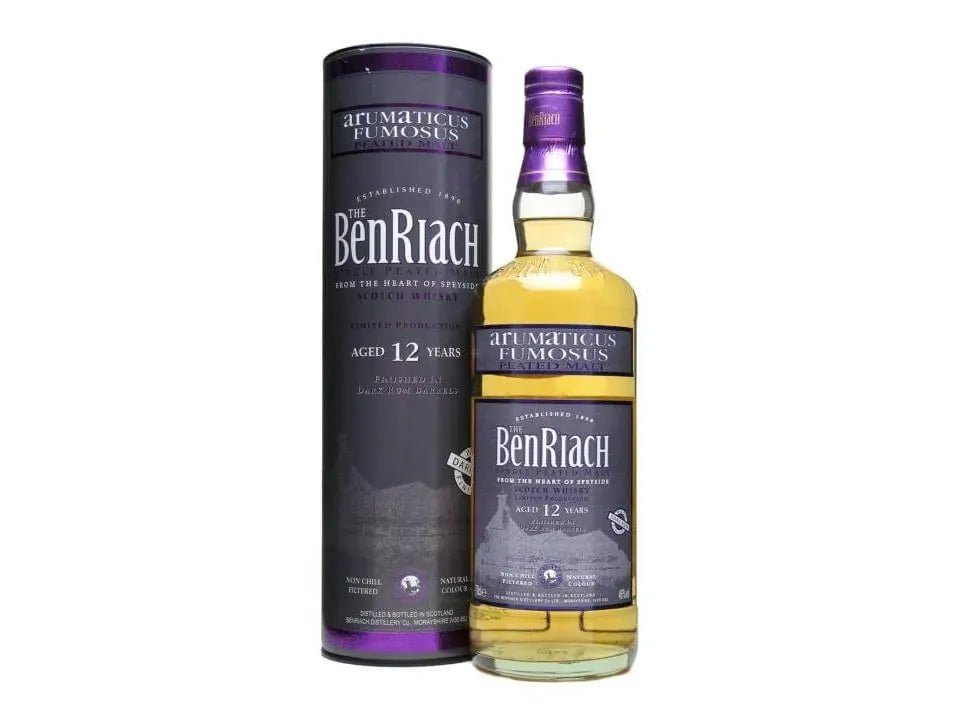 Benriach 12 Year Arumaticus Fumosus Dark Rum Cask Finish 750ml - The Rare Whiskey Shop