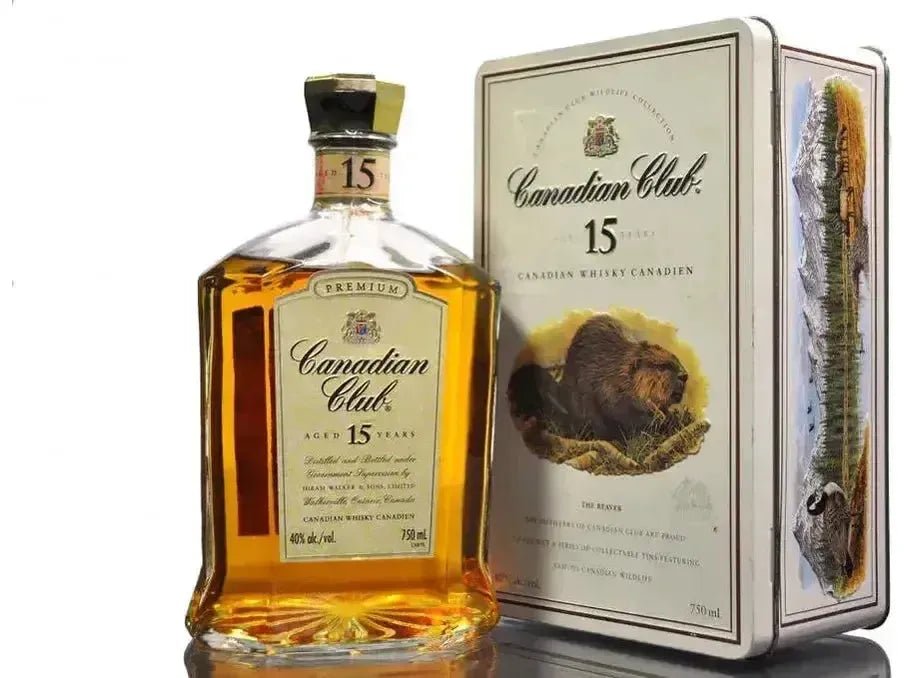 Canadian Club 15 Year Old The Beaver Wildlife Collection - The Rare Whiskey Shop