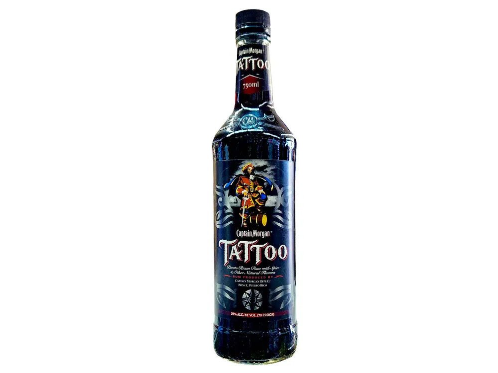 Captain Morgan Tattoo Rum 750ml - The Rare Whiskey Shop