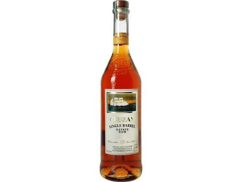 Cruzan 12 Year Single Barrel Estate Rum Old Label - The Rare Whiskey Shop