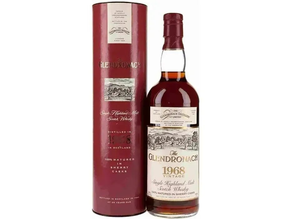 Glendronach 1968 25 Year Old Single Malt Scotch - The Rare Whiskey Shop