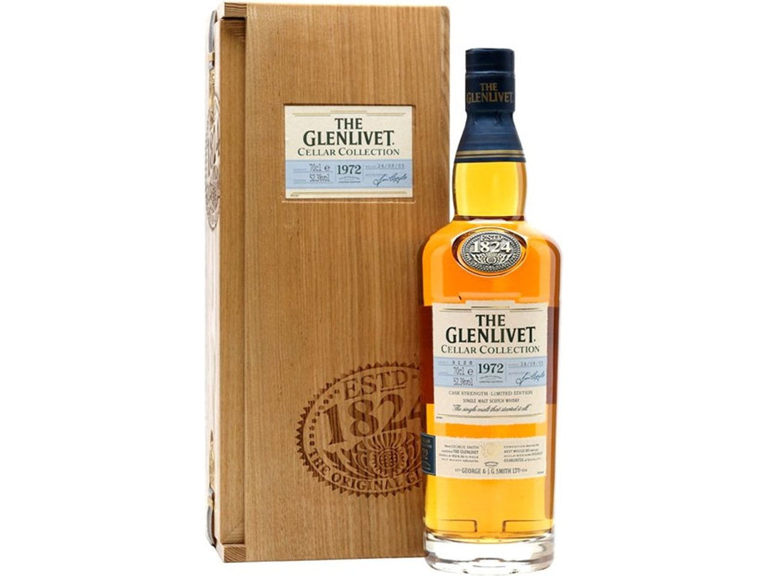 Glenlivet 1972 Cellar Collection Single Malt Scotch - The Rare Whiskey Shop