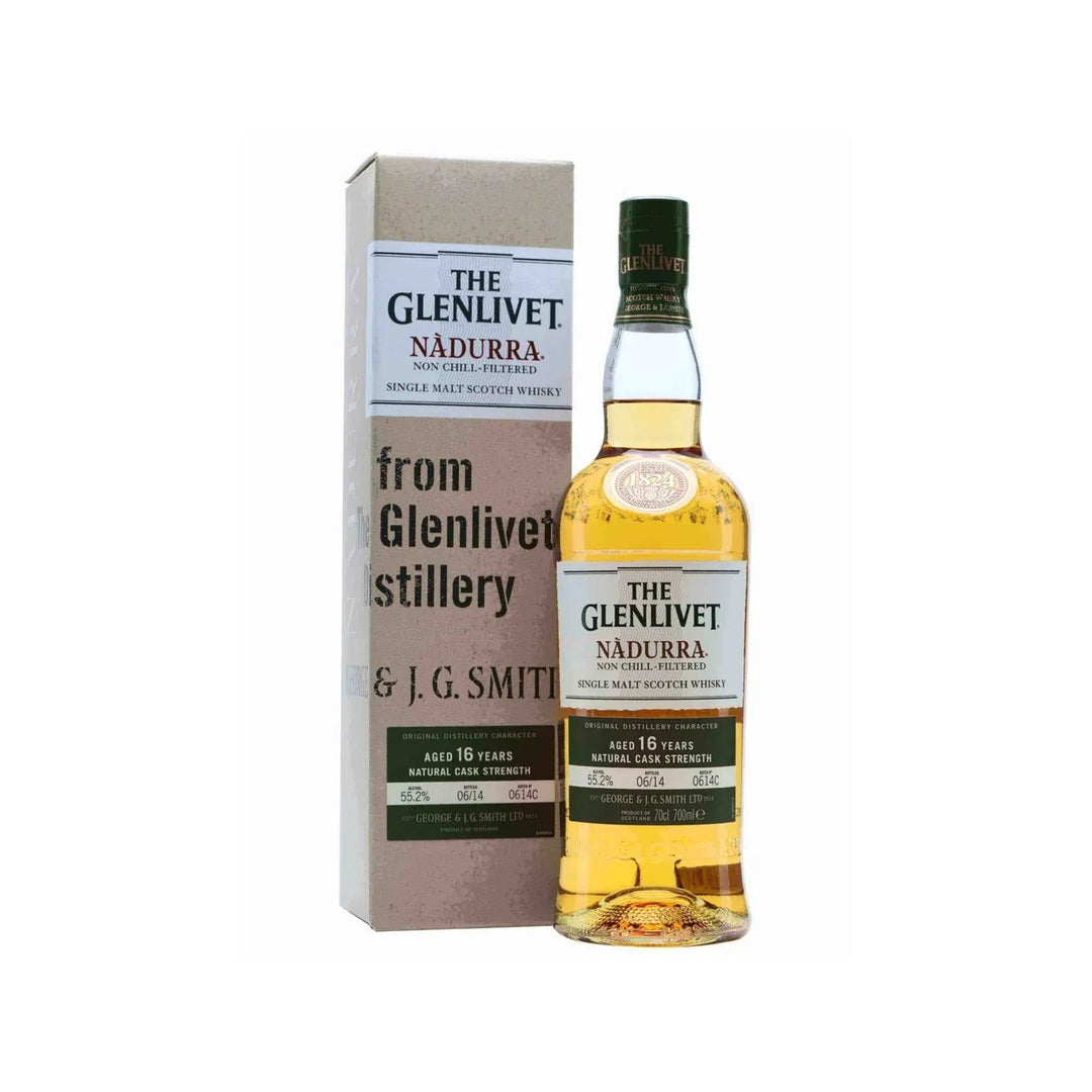 Glenlivet Nadurra 16 Year Old Cask Strength 53.7% 2014 750ml - The Rare Whiskey Shop