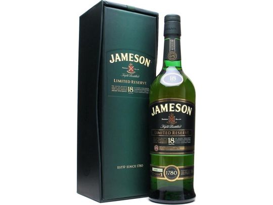 Jameson 18 Year Old Limited Reserve Discontinued Older Release 750ml - The Rare Whiskey Shop