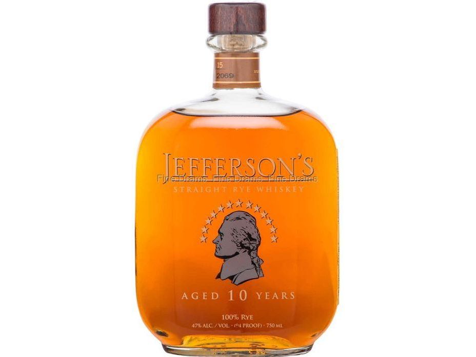 Jefferson's 10 Year Old Straight Rye Batch 72 2013 Release - The Rare Whiskey Shop