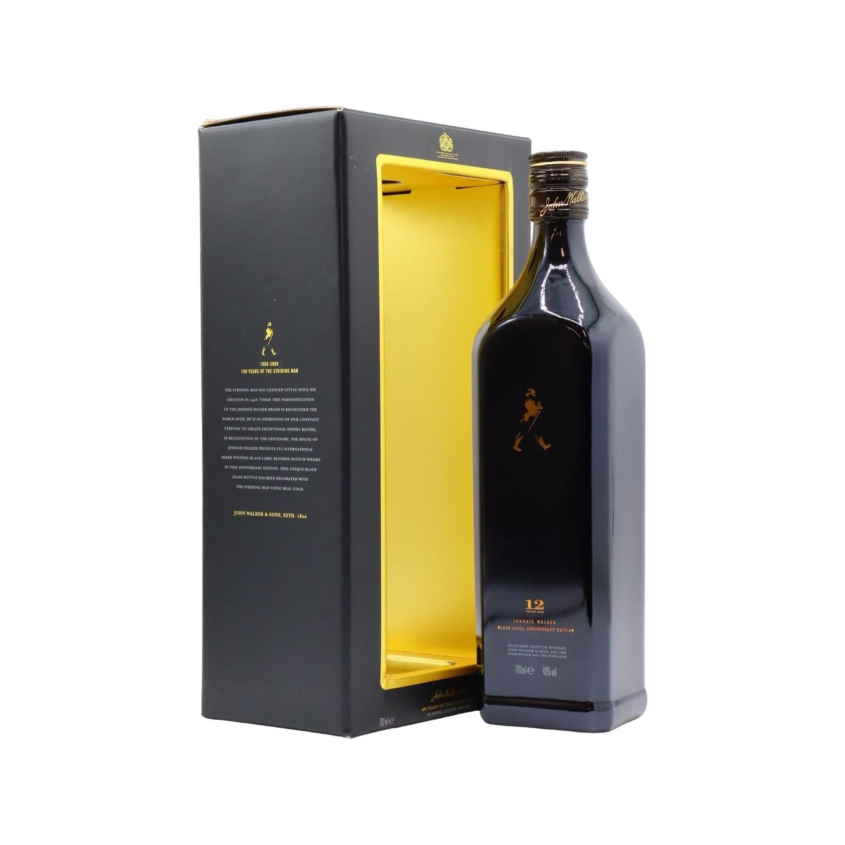 Johnnie Walker Black 100th Anniversary Edition The Striding Man 12