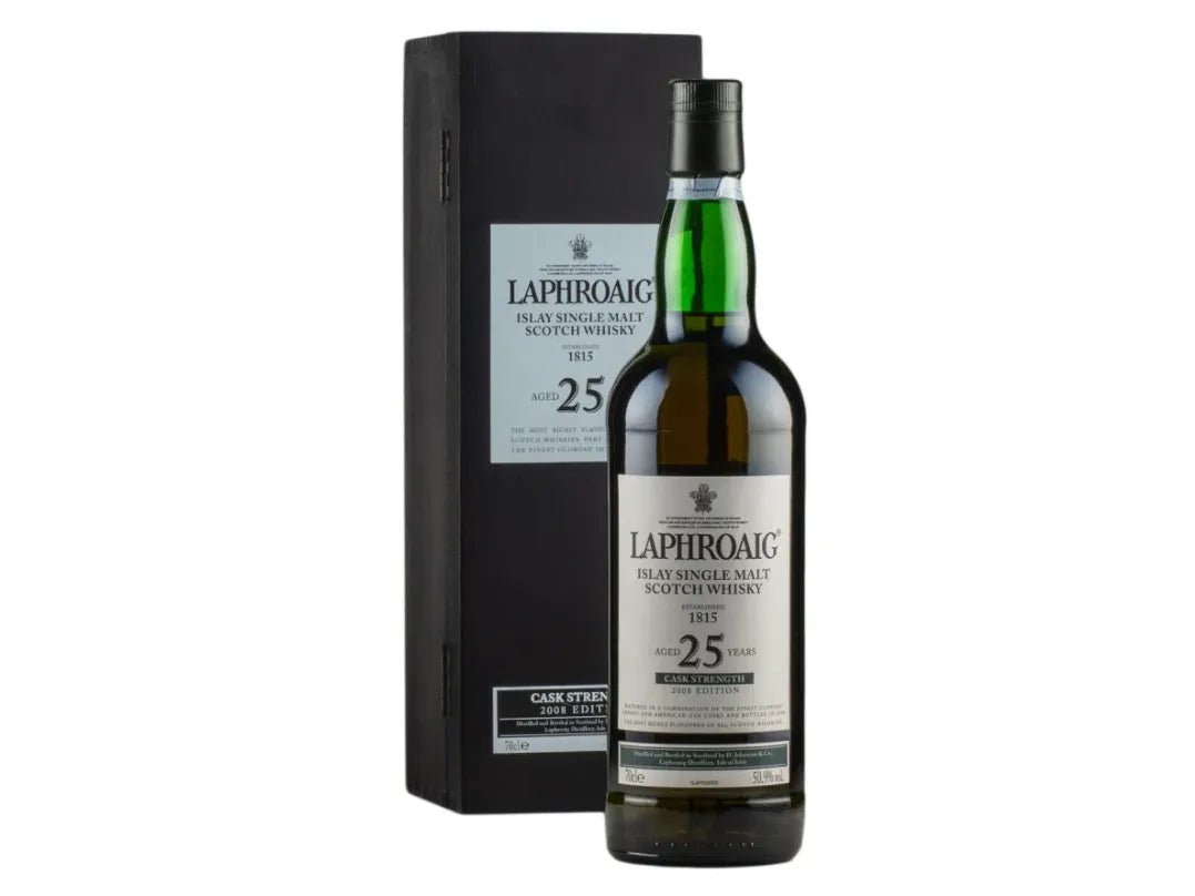 Laphroaig 25 Year Old Cask Strength 2008 Edition 750ml - The Rare Whiskey Shop