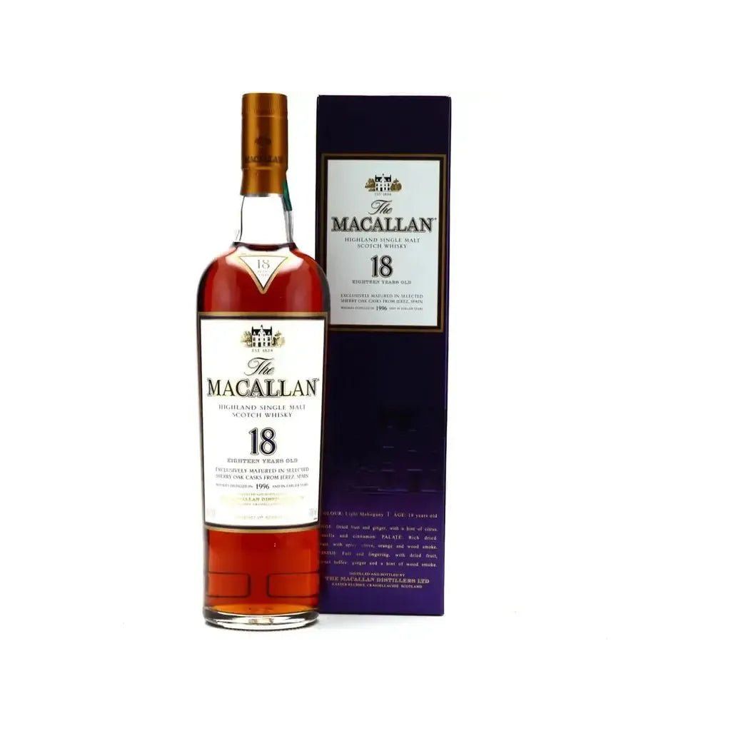 マッカラン 18年 1996 Macallan 18 Year Old Sherry Oak 1996 | Rare Whiskey Shop – The