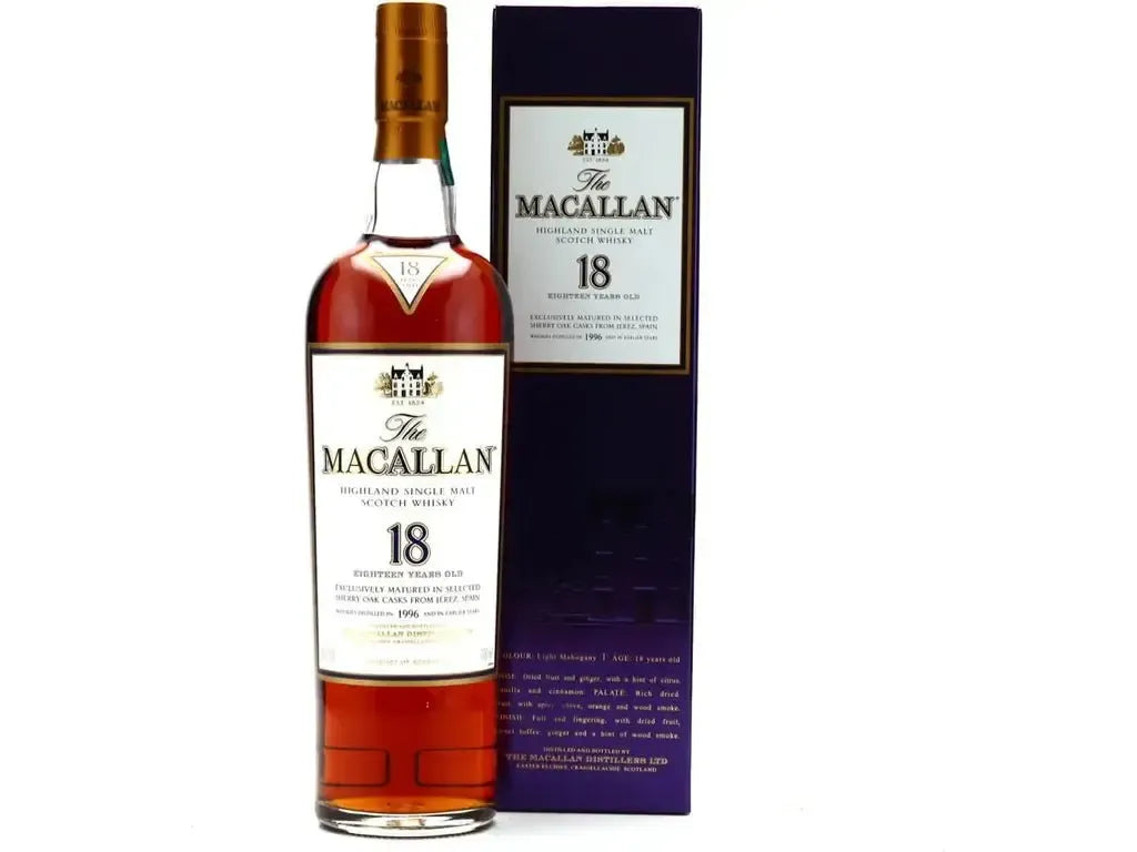 The MACALLAN マッカラン 18年 1996 Macallan 18 Year Old Sherry Oak 1996 | Rare Whiskey Shop – The