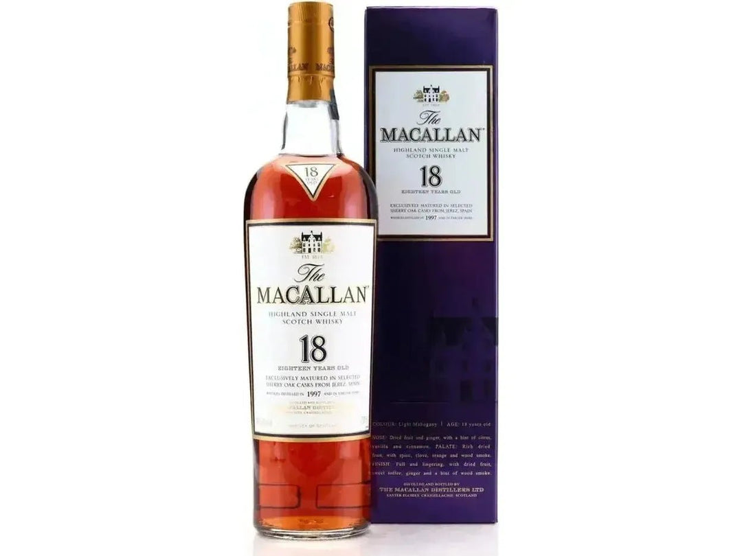 Macallan 18 Year Old 1997 - The Rare Whiskey Shop
