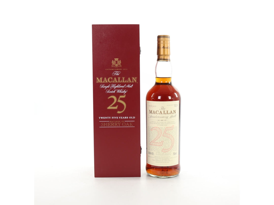 Macallan Anniversary Malt 25 Year Old Early 2000s - The Rare Whiskey Shop