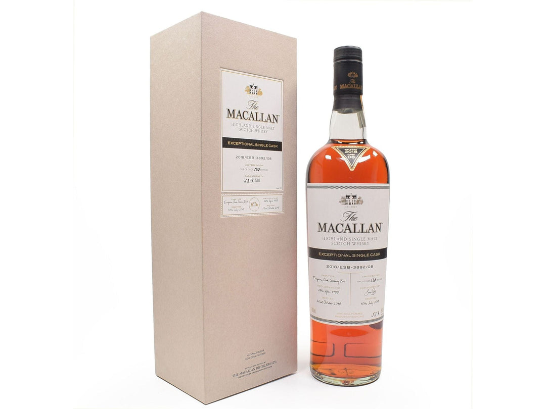 Macallan Exceptional Single Cask 3892/08 30 Year Old 1988 - The Rare Whiskey Shop