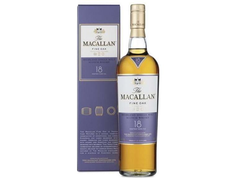 Macallan Fine Oak 18 Year Old - The Rare Whiskey Shop