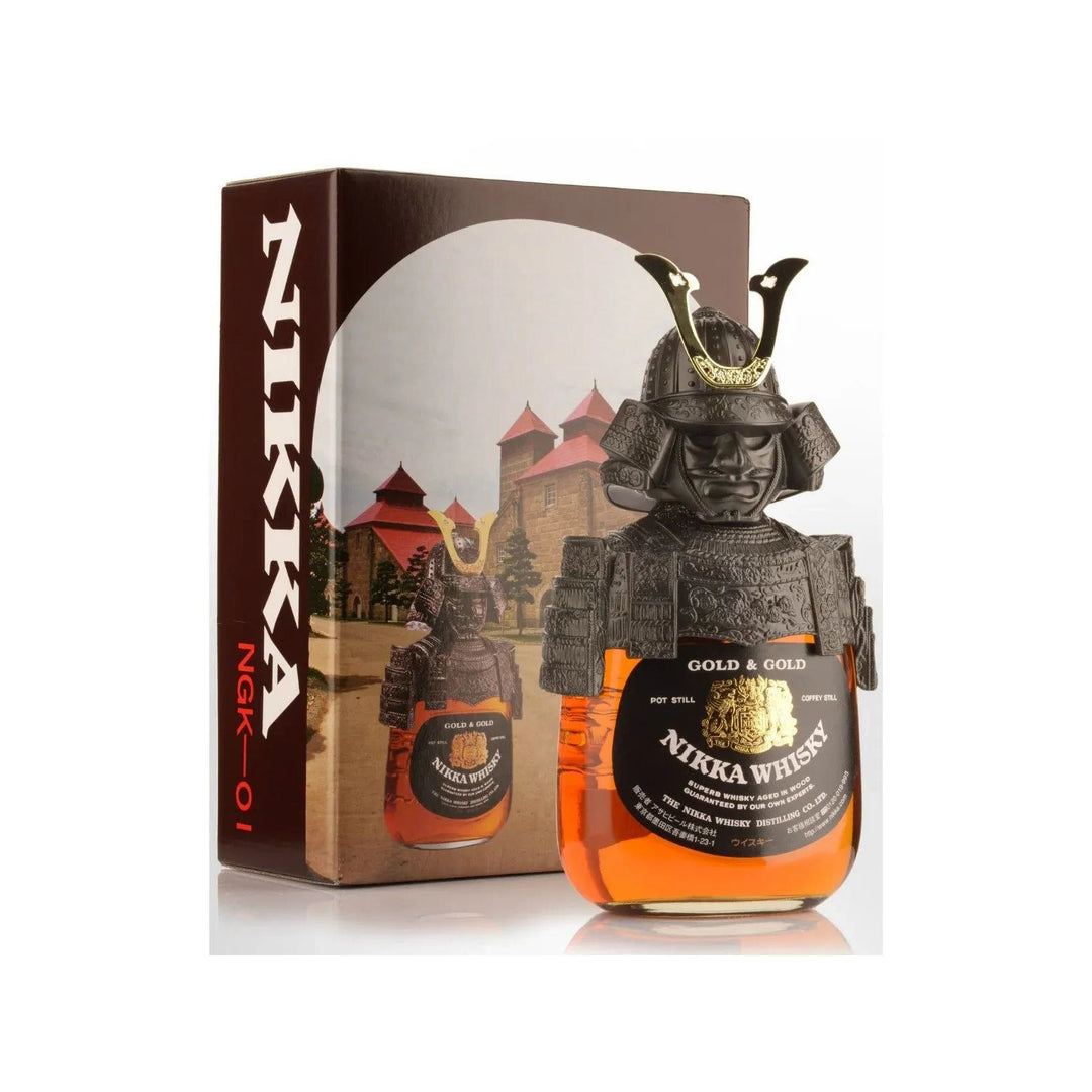 Nikka Samurai Gold & Gold Blended Whisky 750ml - The Rare Whiskey Shop