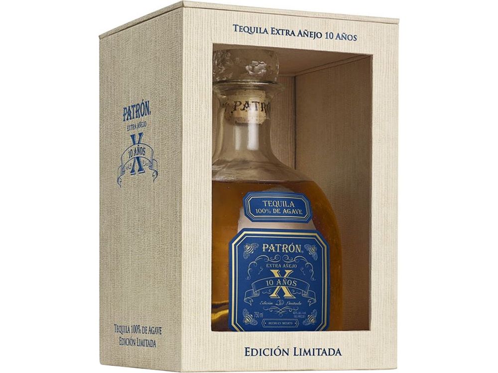 Patron Extra Anejo 10 Anos Limited Edition Tequila - The Rare Whiskey Shop
