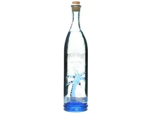 Porfidio Single Cane Plata Rum Blue Palm Tree Bottle 750ml - The Rare Whiskey Shop