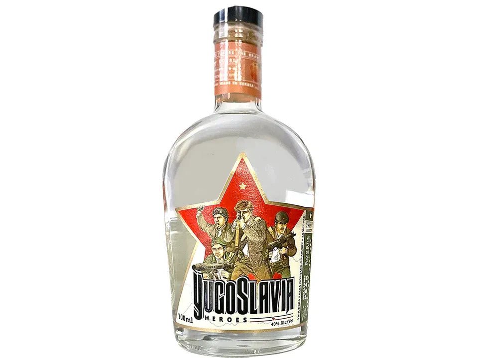 Yugoslavia Heroes Plum Brandy (Kajsija) 700ml - The Rare Whiskey Shop