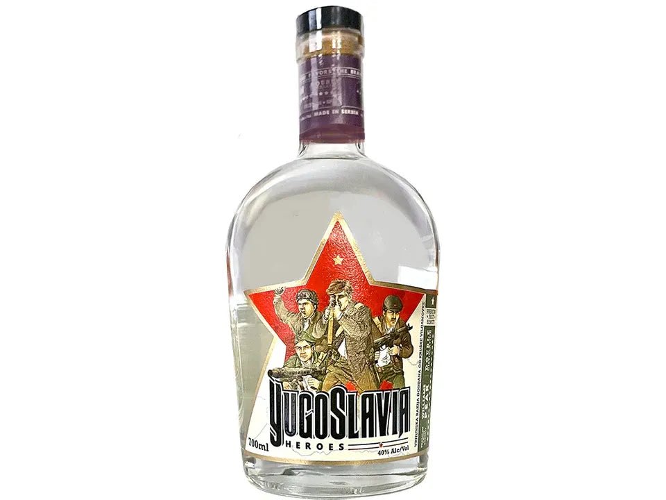 Yugoslavia Heroes Plum Brandy (Kajsija) 700ml - The Rare Whiskey Shop