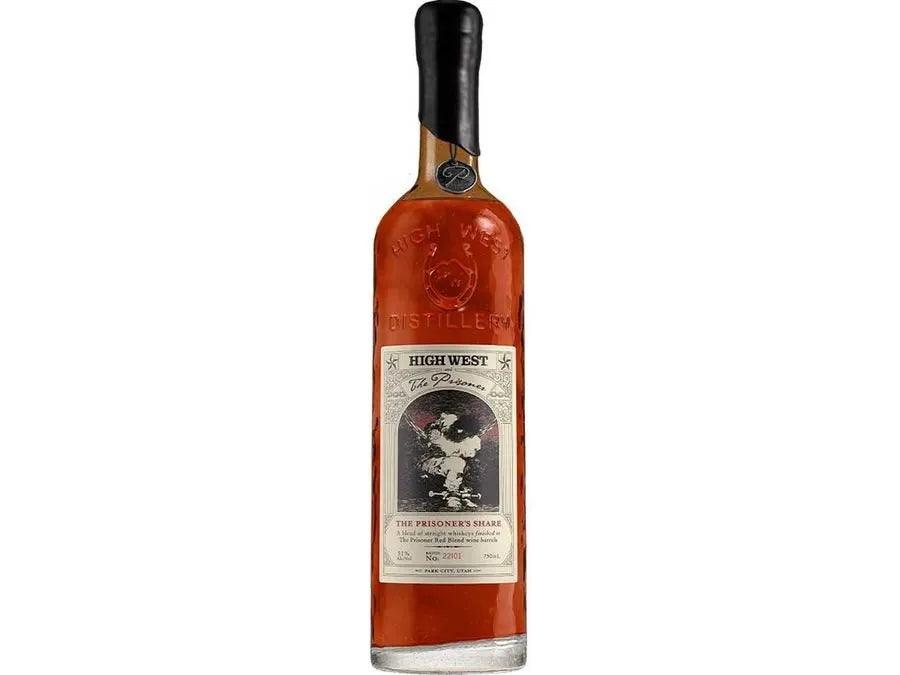 High West The Prisoner's Share Rye Whiskey - The Rare Whiskey Shop